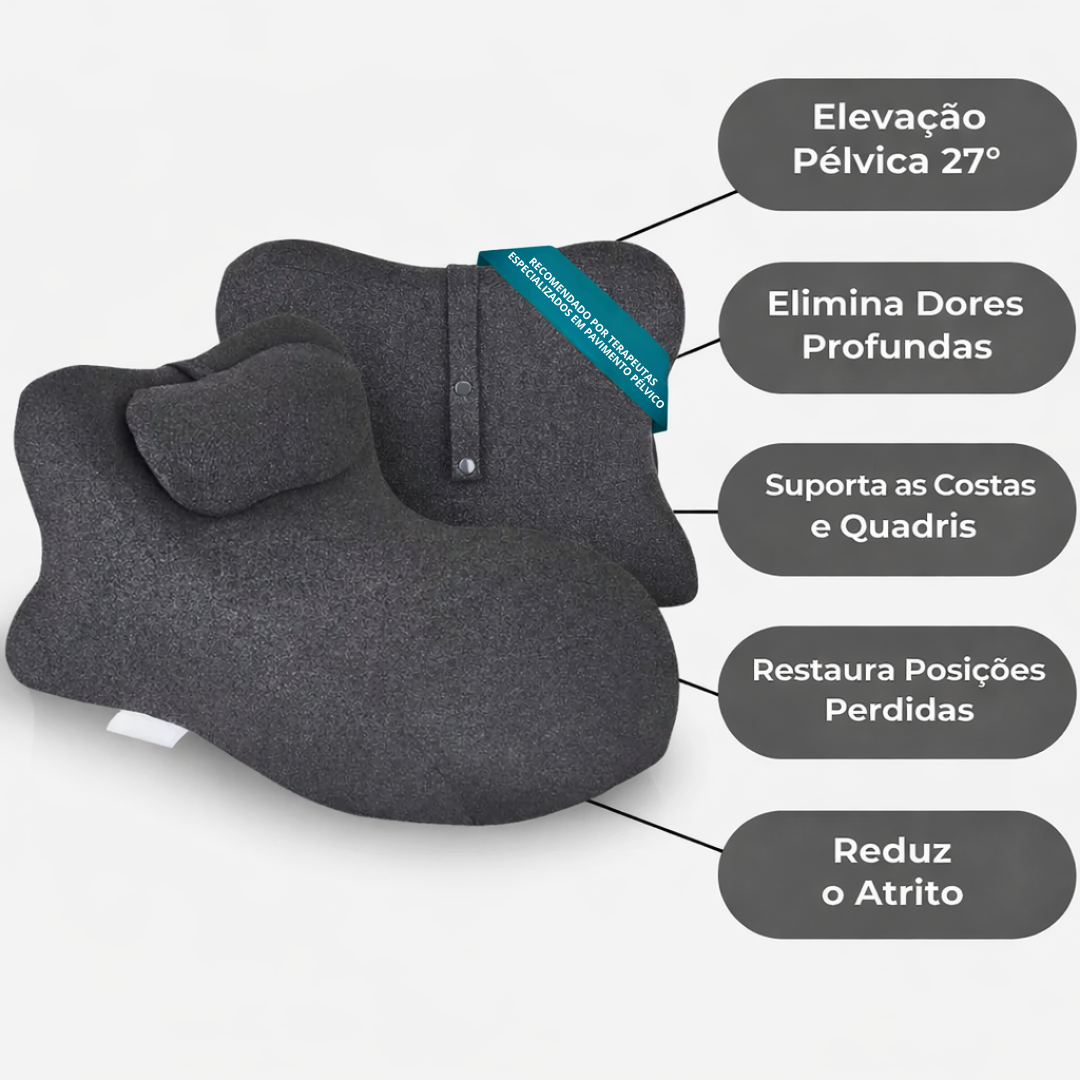 Travesseiro Cervie Comfort com indicadores de benefícios