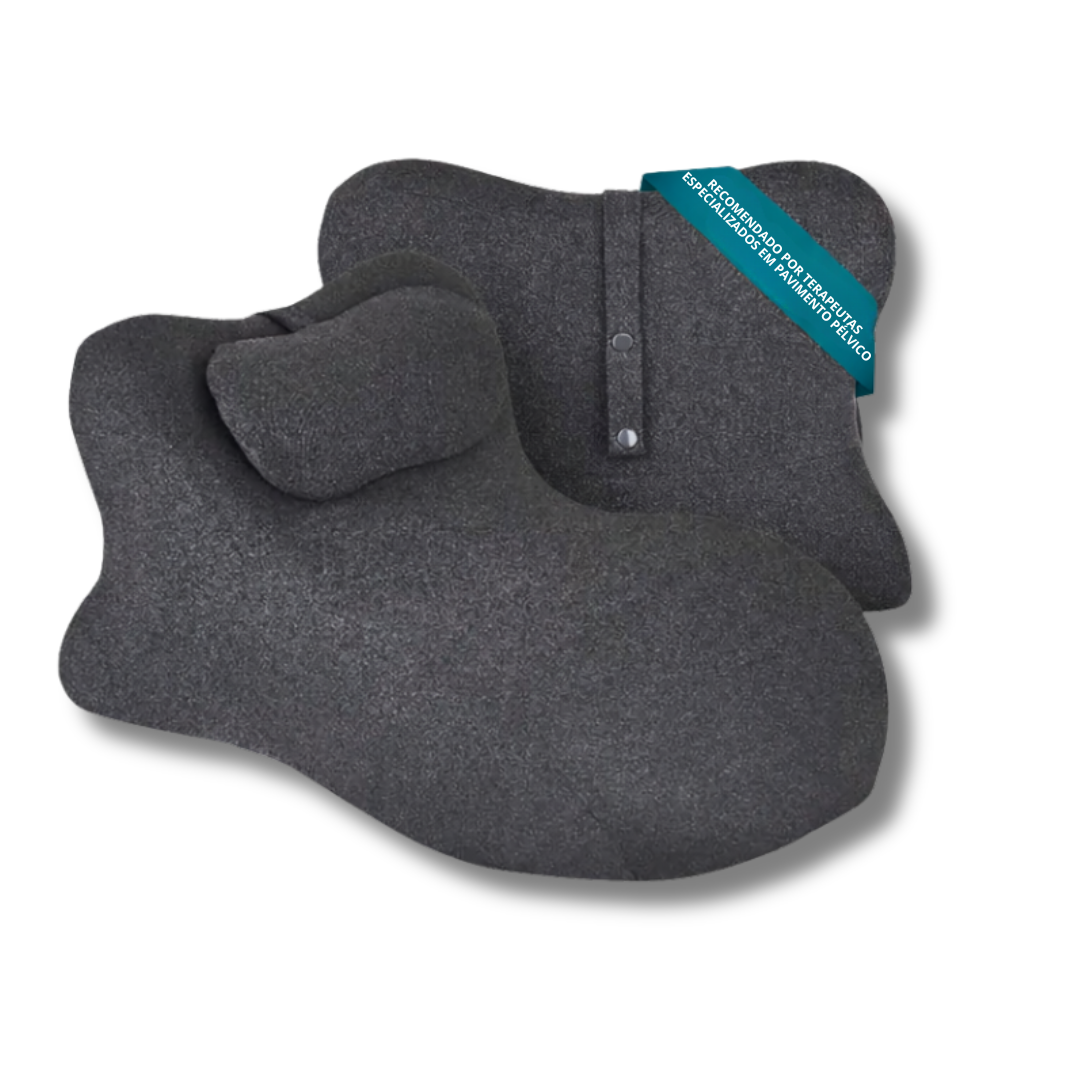 Vista frontal do travesseiro