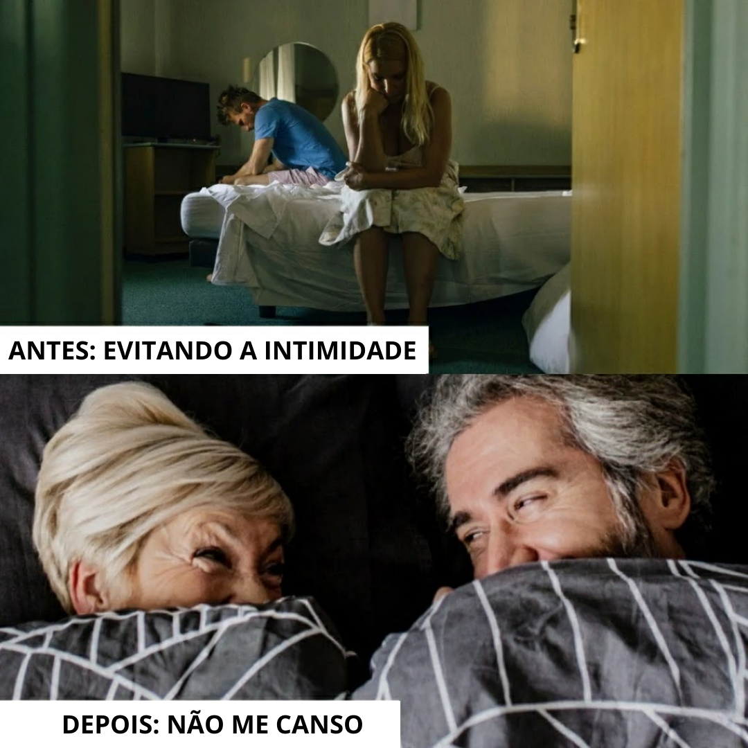 Casal antes: evitando a intimidade por causa da dor